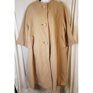 Vintage Union Made in USA Betty‎ Rose Old Hollywood Cashmere Coat Womens M/L